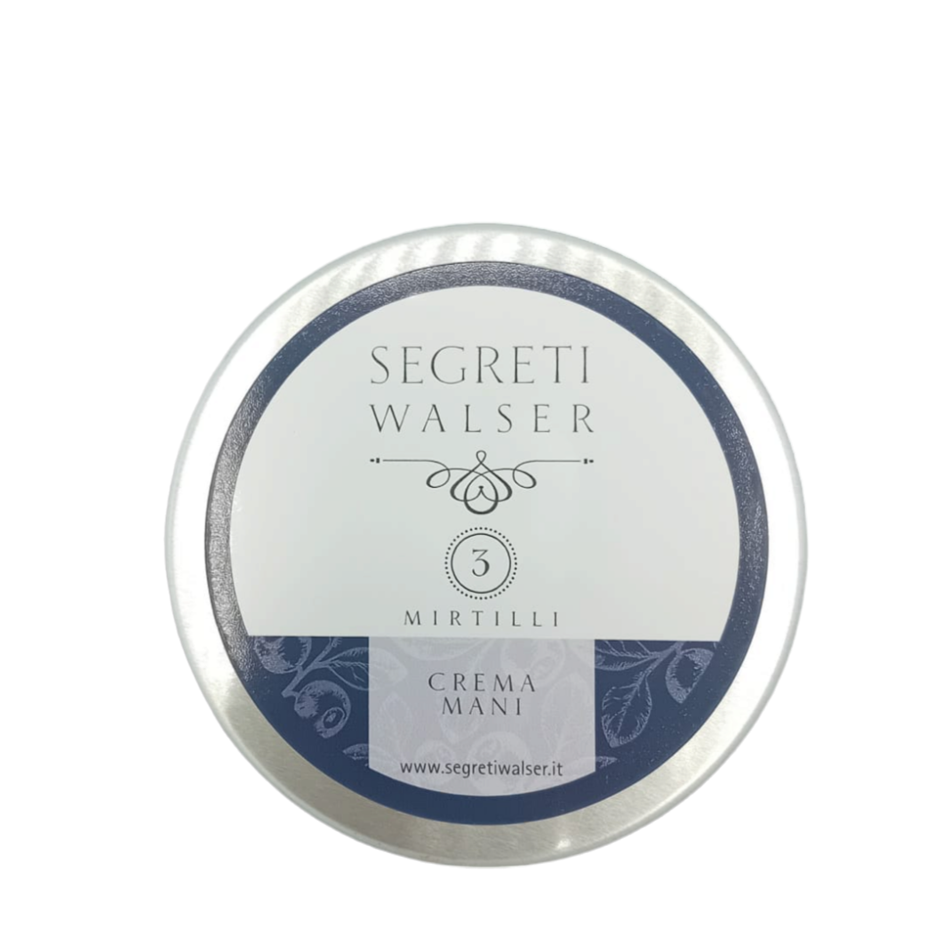 Crema Mani - Linea ai Mirtilli - Segreti Walser