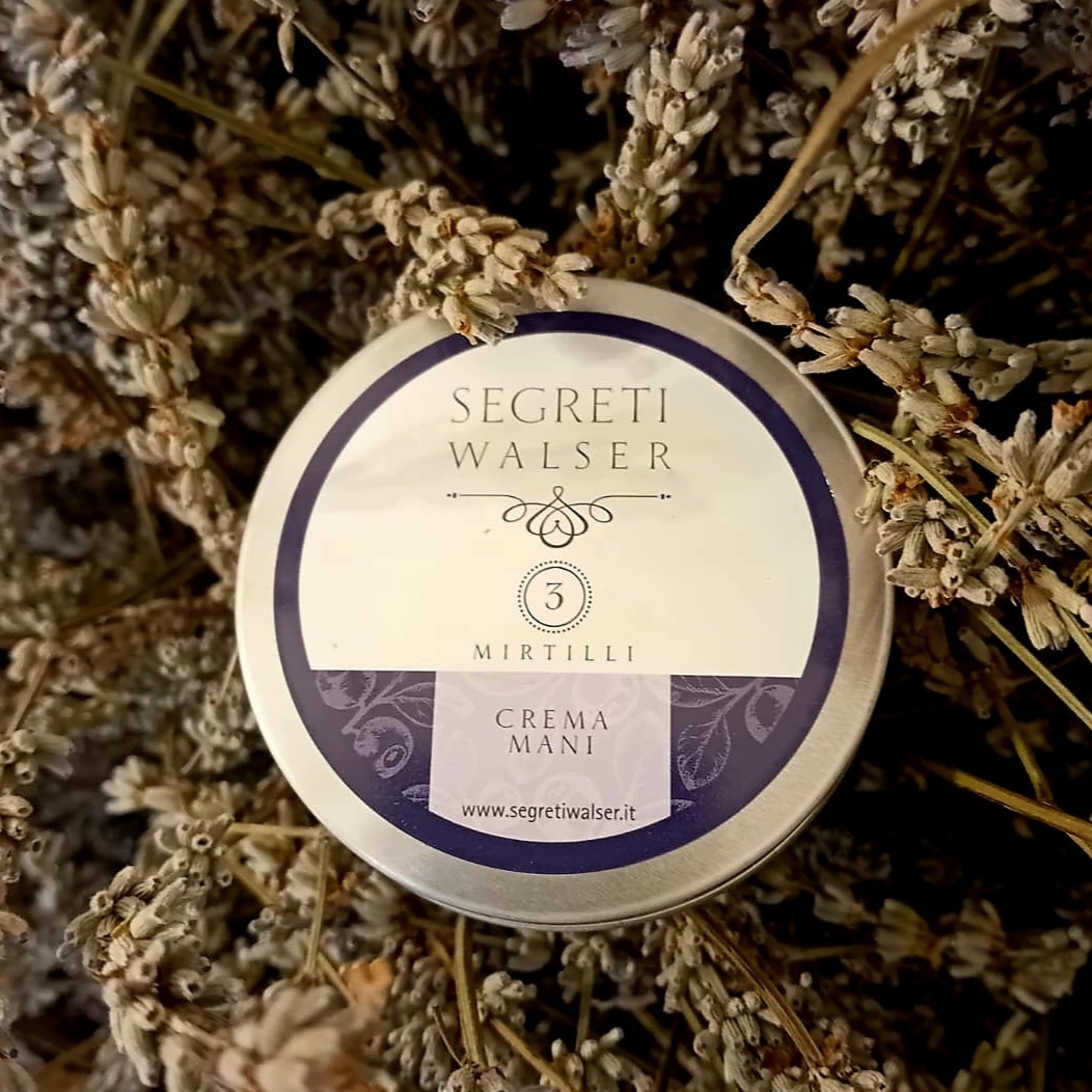 Crema Mani - Linea ai Mirtilli - Segreti Walser